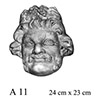 detal A 11 - maszkaron